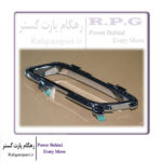 قاب استیل دور چراغ مه شکن عقب چپ