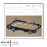 قاب استیل دور چراغ مه شکن عقب راست