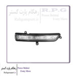 راهنما روی آینه بغل سمت راننده